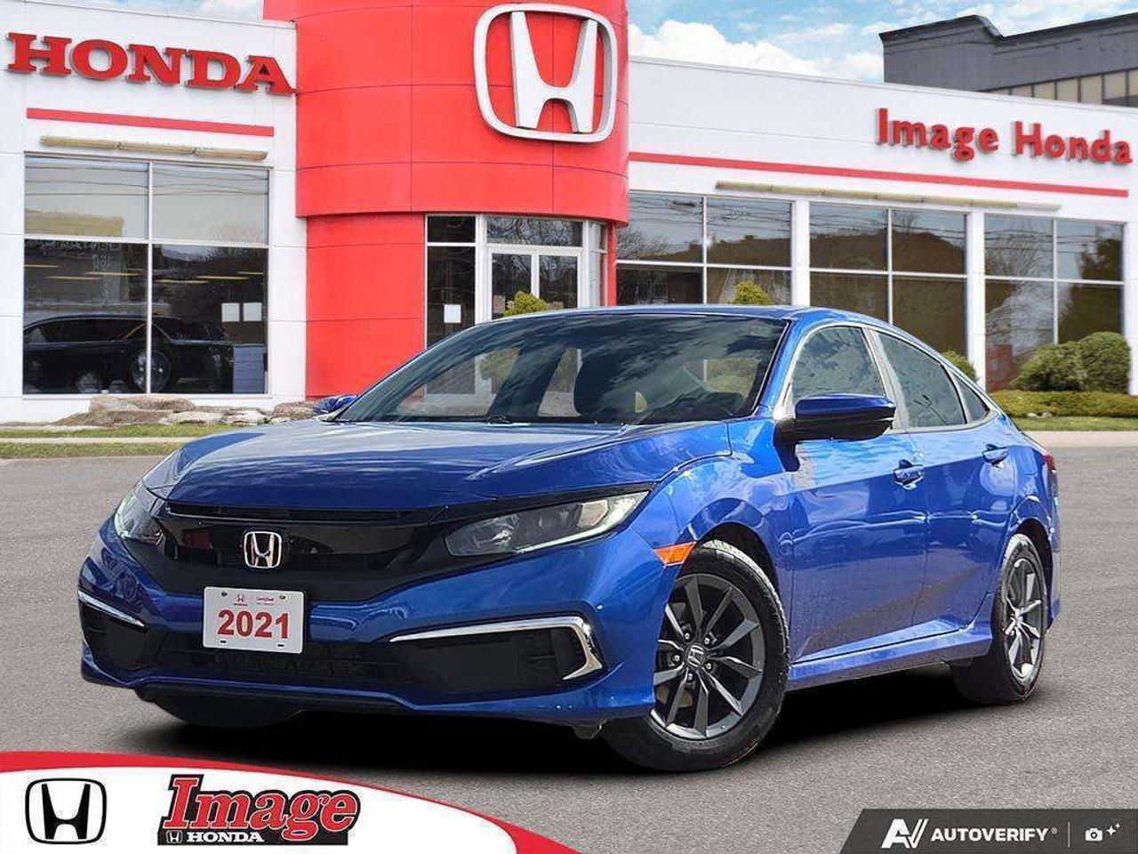 2021 Honda Civic EX   SUNROOF   HTD SEATS   APPLE CARPLAY Photo0