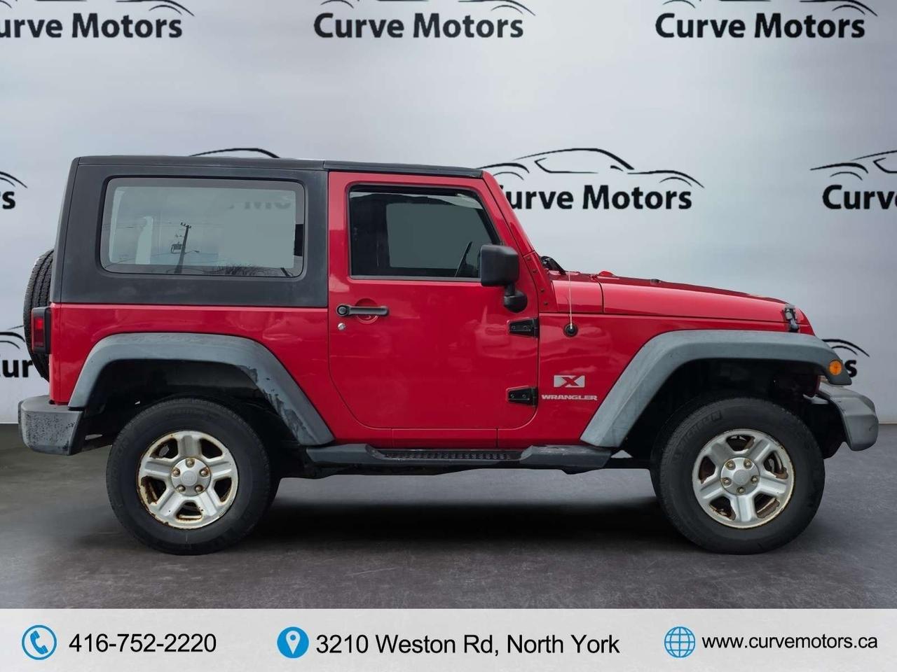 2008 Jeep Wrangler 4WD 2dr X * AS-IS * NO ACCIDENTS / VERY LOW KM / MANUAL Photo