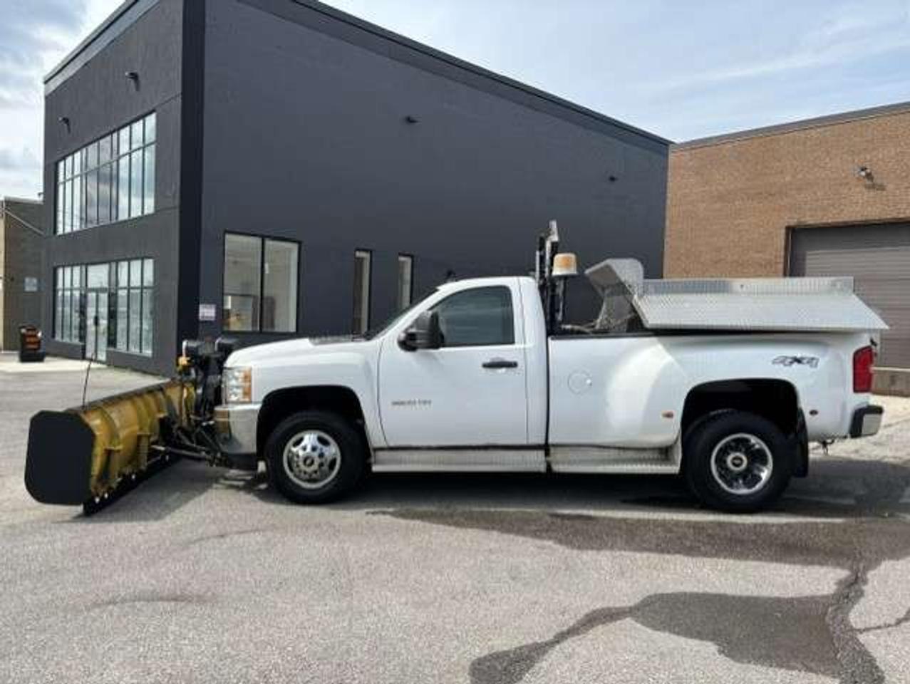 2011 Chevrolet Silverado 3500 LT 4X4 6.6L DURAMAX DIESEL FISHER SNOW PLOW-SALTER Photo
