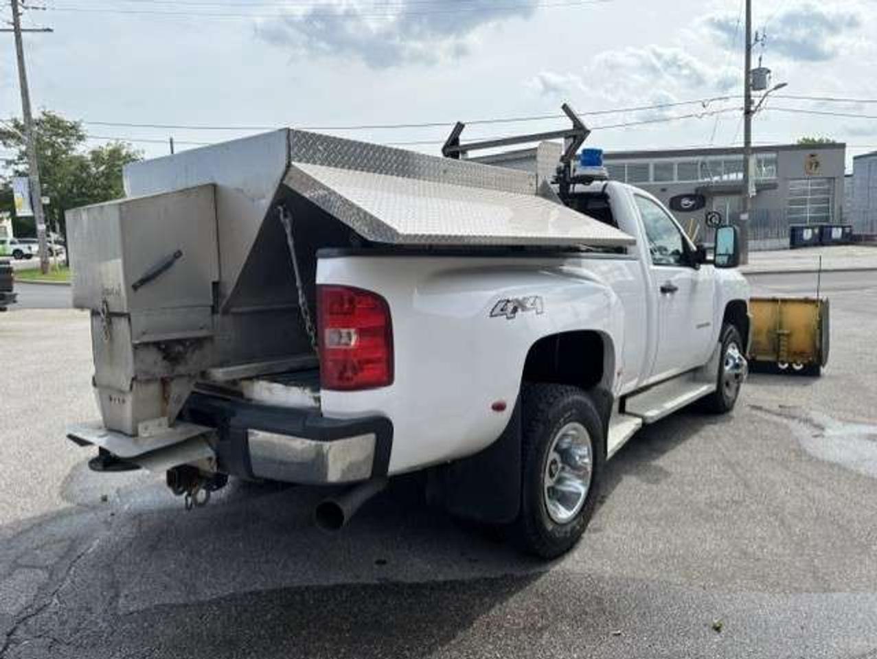 2011 Chevrolet Silverado 3500 LT 4X4 6.6L DURAMAX DIESEL FISHER SNOW PLOW-SALTER Photo
