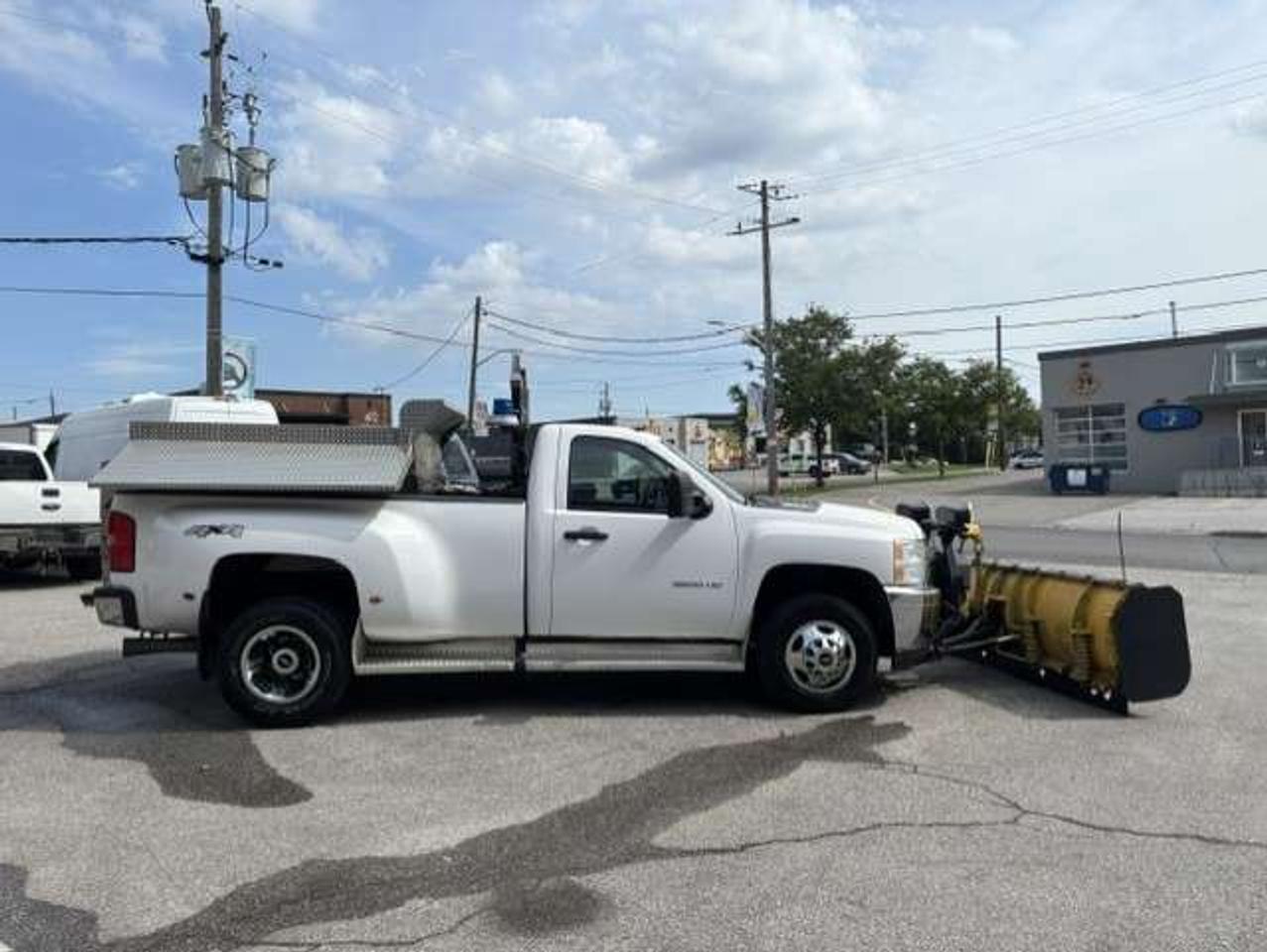 2011 Chevrolet Silverado 3500 LT 4X4 6.6L DURAMAX DIESEL FISHER SNOW PLOW-SALTER Photo