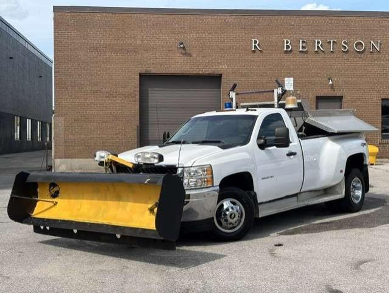 2011 Chevrolet Silverado 3500 LT 4X4 6.6L DURAMAX DIESEL FISHER SNOW PLOW-SALTER Photo