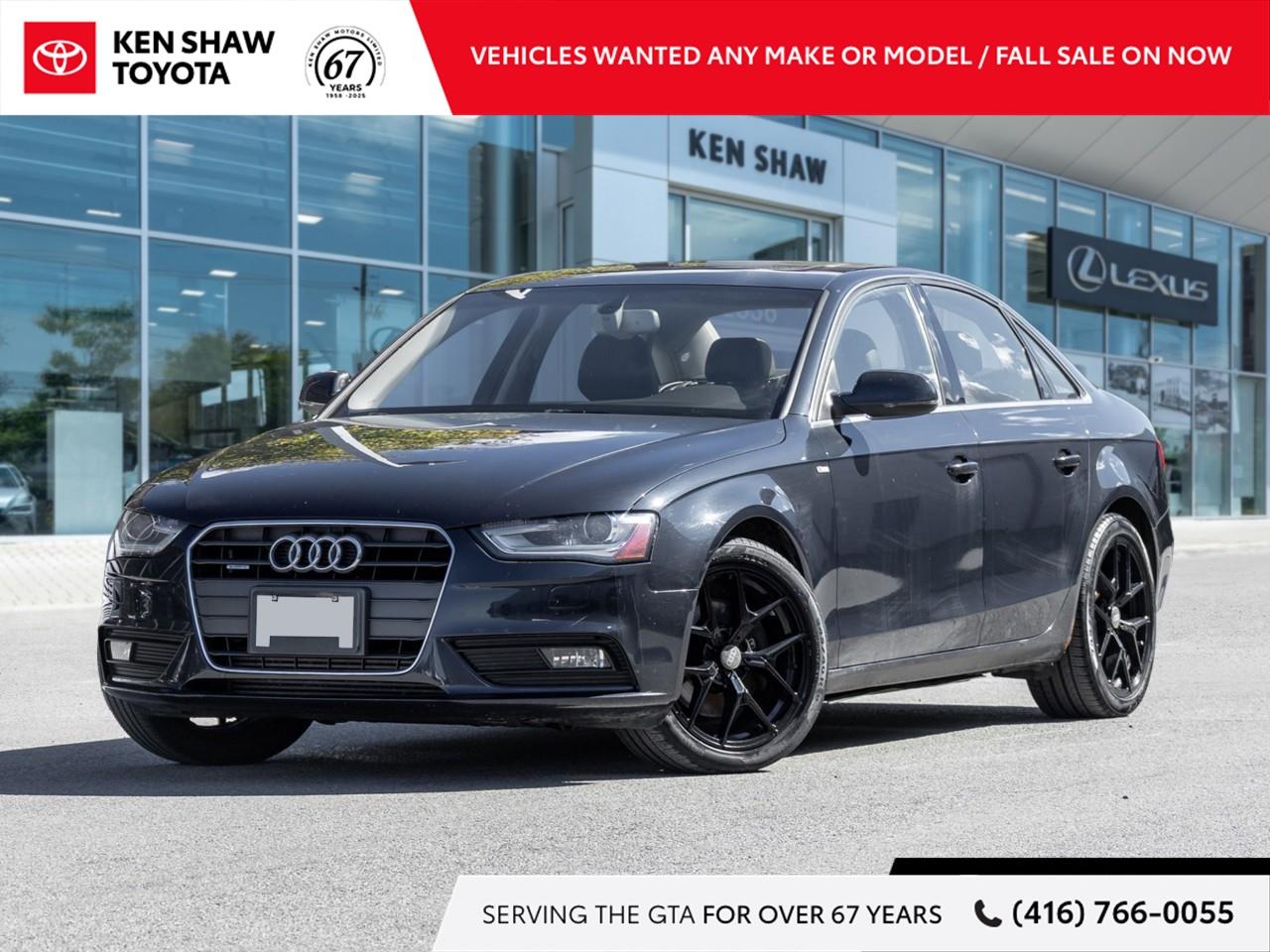 2013 Audi A4 2.0T Premium Plus (Tiptronic) 4dr All-Wheel Drive quattro Sedan Photo0