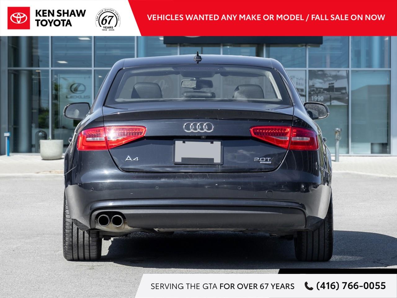 2013 Audi A4 2.0T Premium Plus (Tiptronic) 4dr All-Wheel Drive quattro Sedan Photo