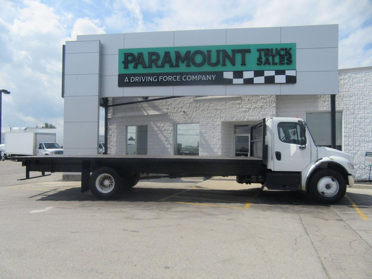 2019 Freightliner M2-106 DIESEL NEW 26FT FLAT DECK WITH TIE STRAP PACKAGE Photo