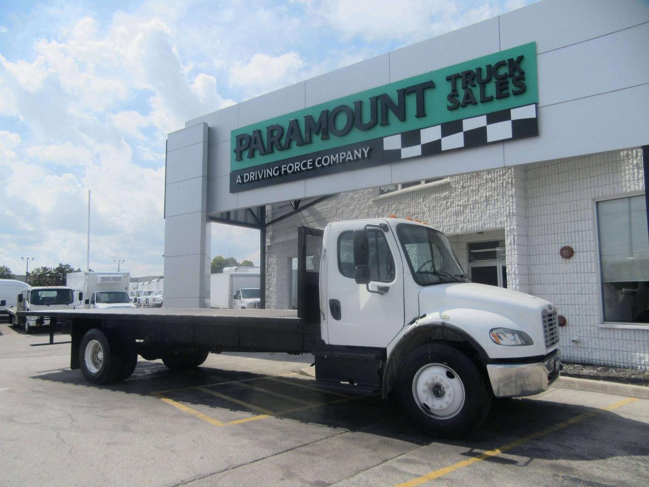 2019 Freightliner M2-106 DIESEL NEW 26FT FLAT DECK WITH TIE STRAP PACKAGE Photo