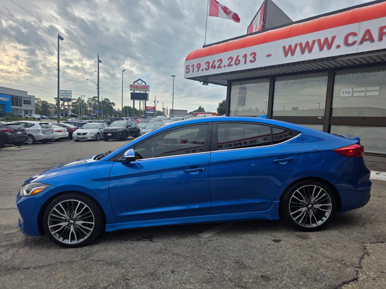 2017 Hyundai Elantra Sport MANUAL | 1.6T | Leather | Sunroof | Navigation | BSM Photo1