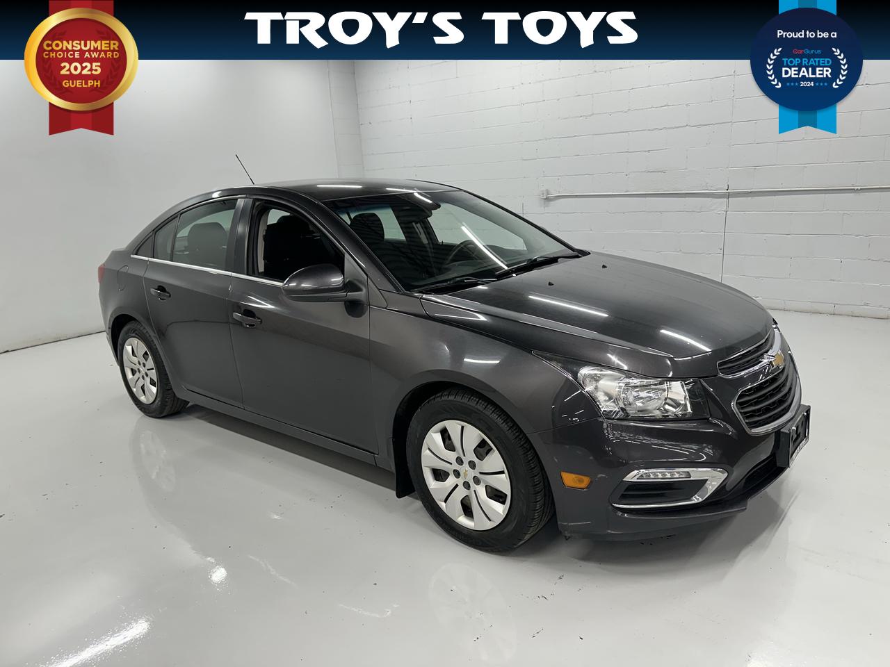 Gray 2016 Chevrolet Cruze Sedan Front-Wheel Drive Automatic