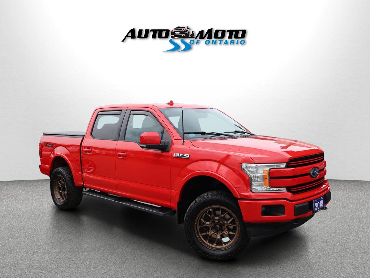 2018 Ford F-150 LARIAT FX4-OFF ROAD 4WD SUPERCREW CERTIFIED *1 OWNER*FORD MAINTAIN*2ND WINTER* CAMERA NAV BLUETOOTH LEATHER HEATED SEATS PANO ROOF CRUISE ALLOYS - Photo #1