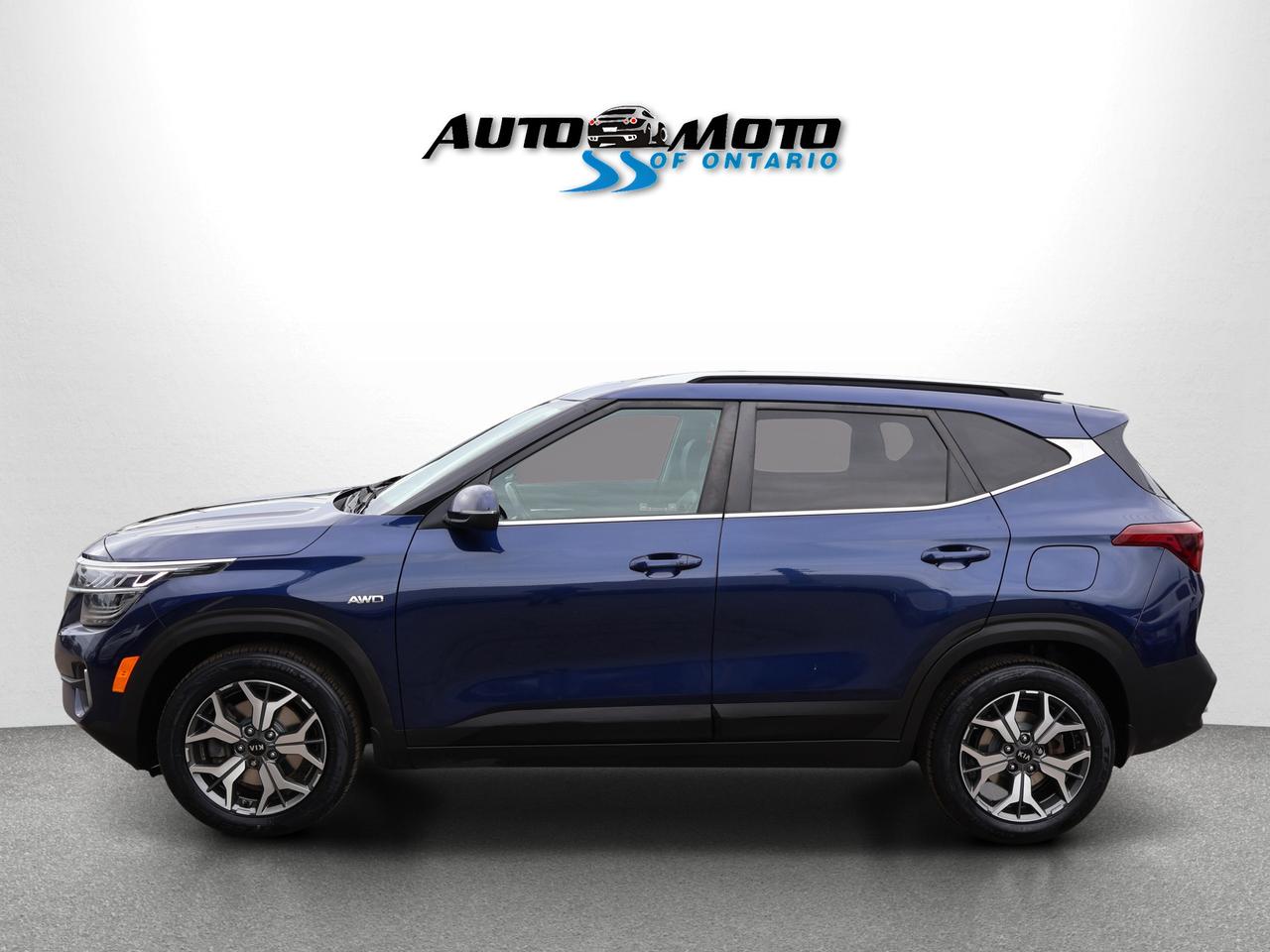 2021 Kia Seltos EX PREMIUM AWD *ACCIDENT FREE*KIA MAINTAIN* CAMERA NAV BLUETOOTH LEATHER HEATED SEATS SUNROOF CRUISE ALLOYS Photo