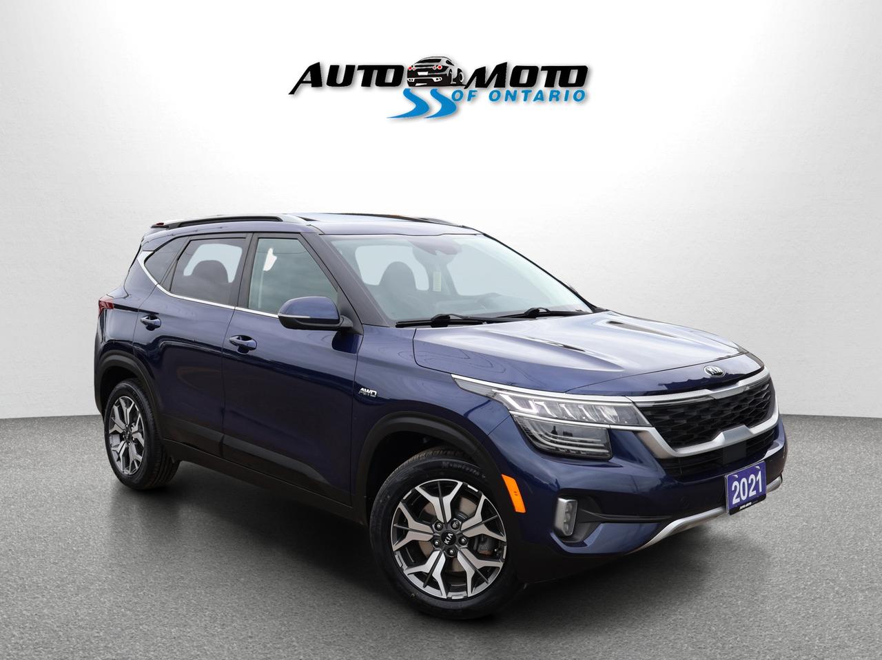 2021 Kia Seltos EX PREMIUM AWD CERTIFIED *ACCIDENT FREE*KIA MAINTAIN* CAMERA NAV BLUETOOTH LEATHER HEATED SEATS SUNROOF CRUISE ALLOYS - Photo #1