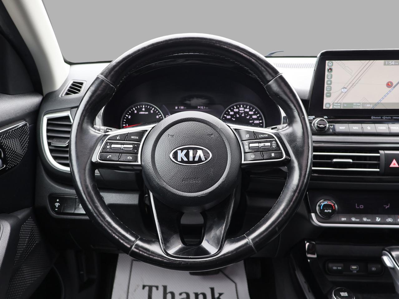 2021 Kia Seltos EX PREMIUM AWD *ACCIDENT FREE*KIA MAINTAIN* CAMERA NAV BLUETOOTH LEATHER HEATED SEATS SUNROOF CRUISE ALLOYS Photo