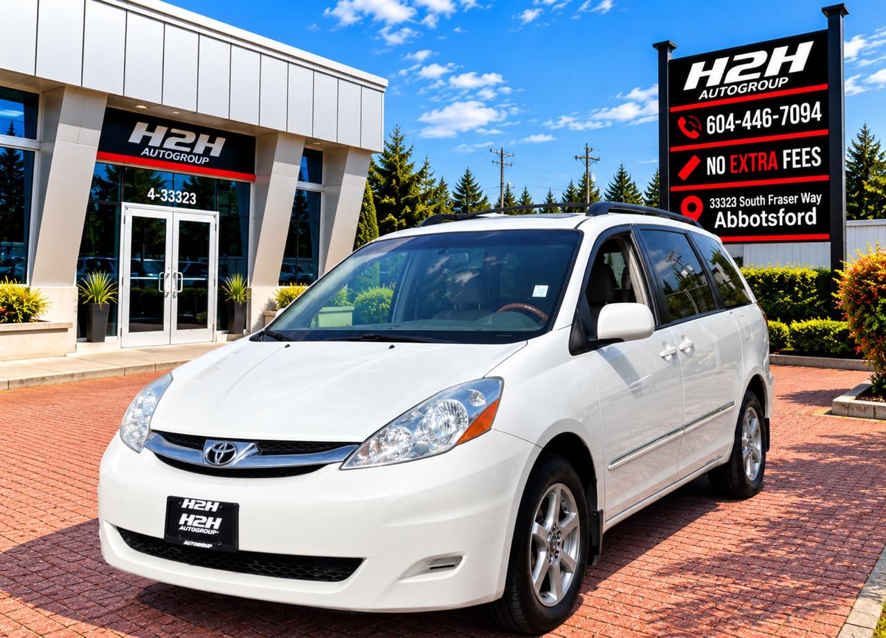 White 2006 Toyota Sienna Minivan Automatic