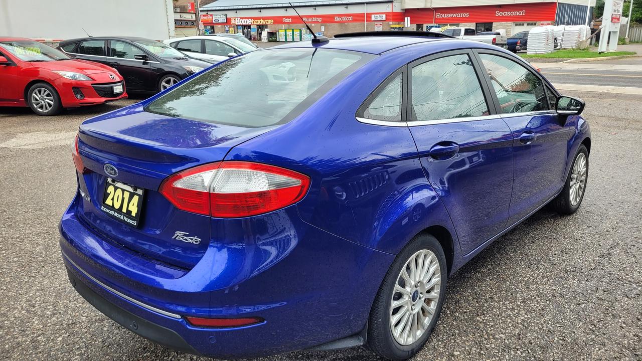 2014 Ford Fiesta 4dr Sdn Titanium Clean CarFax Finance Trades-in OK Photo