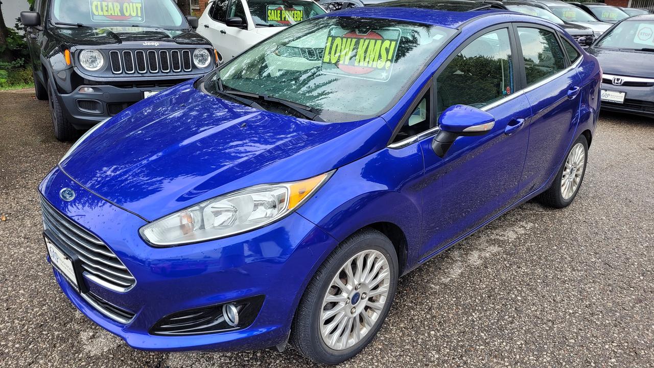 2014 Ford Fiesta 4dr Sdn Titanium Clean CarFax Finance Trades-in OK - Photo #1