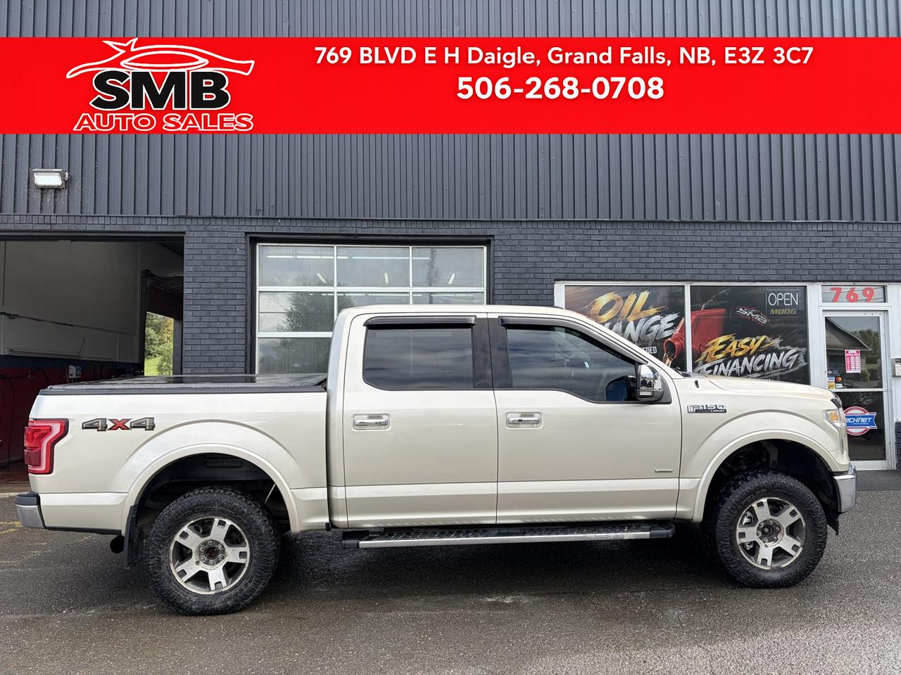Brown (Beige) 2017 Ford F-150 Pickup Truck Four-Wheel Drive Automatic