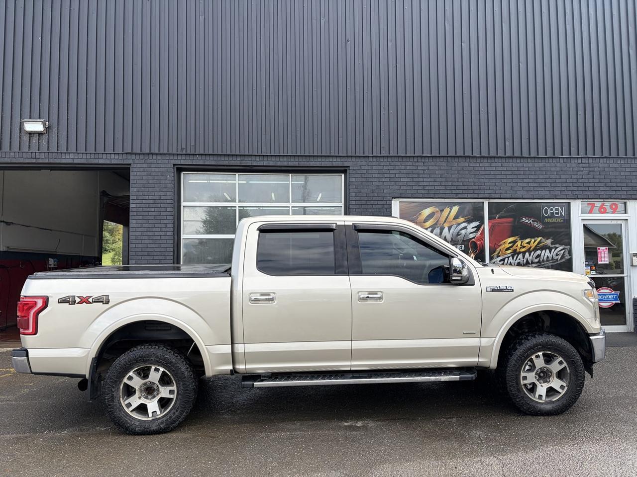 Brown (Beige) 2017 Ford F-150 Pickup Truck Four-Wheel Drive Automatic