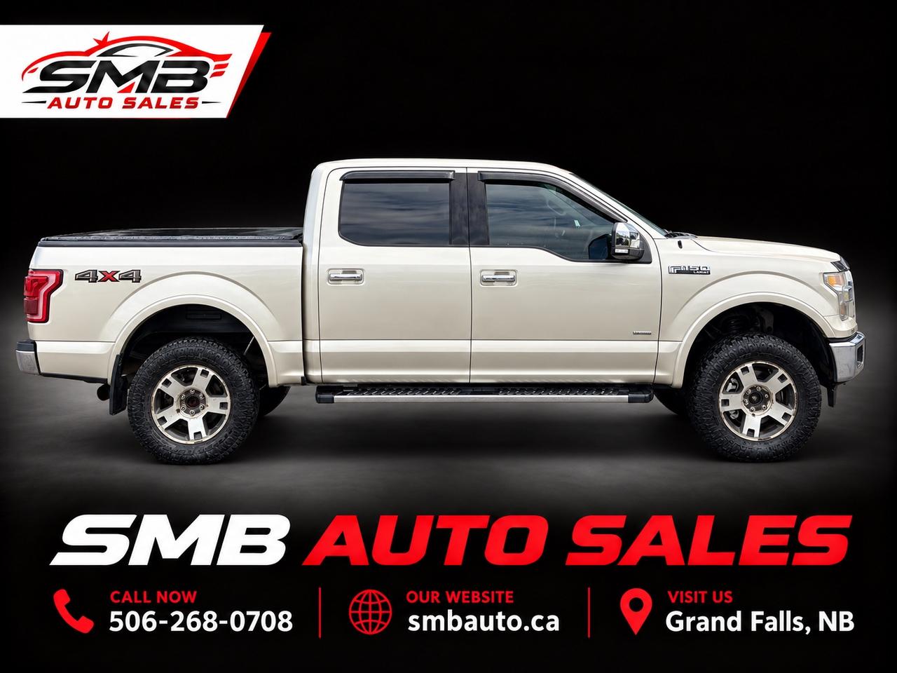Brown (Beige) 2017 Ford F-150 Pickup Truck Four-Wheel Drive Automatic