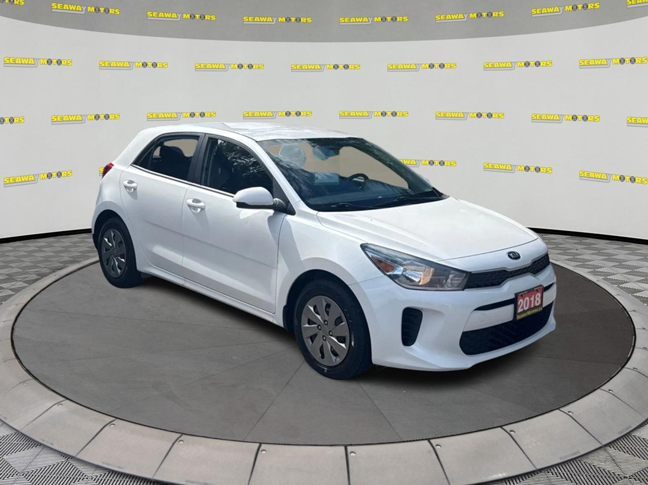 White 2018 Kia Rio5 Hatchback Front-Wheel Drive Automatic