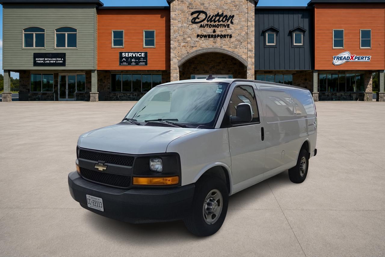 White 2016 Chevrolet Express Cargo Van Rear-Wheel Drive Automatic