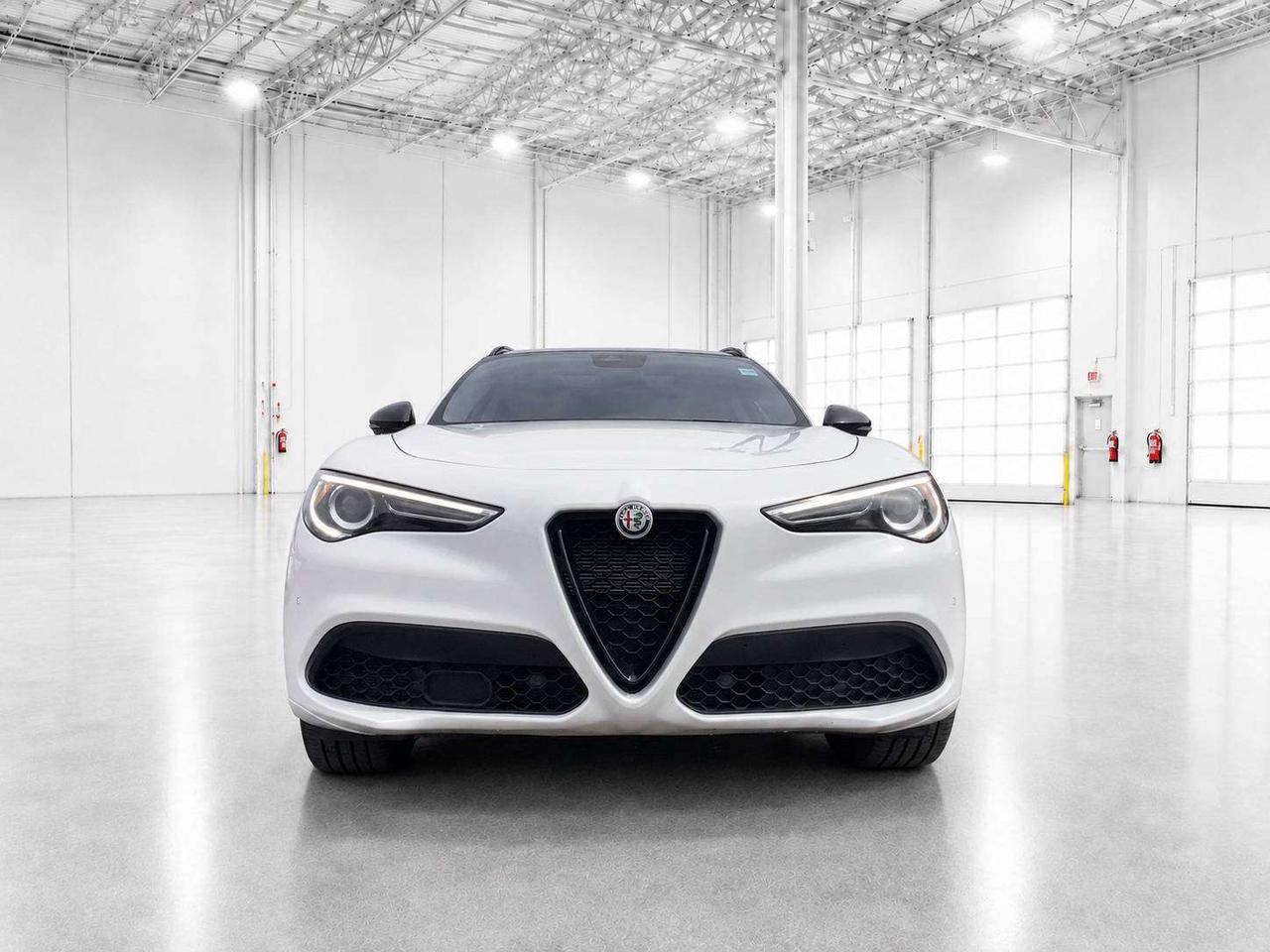 2021 Alfa Romeo Stelvio Ti Nero Edizione | Red Leather | Panoroof | AWD Photo2