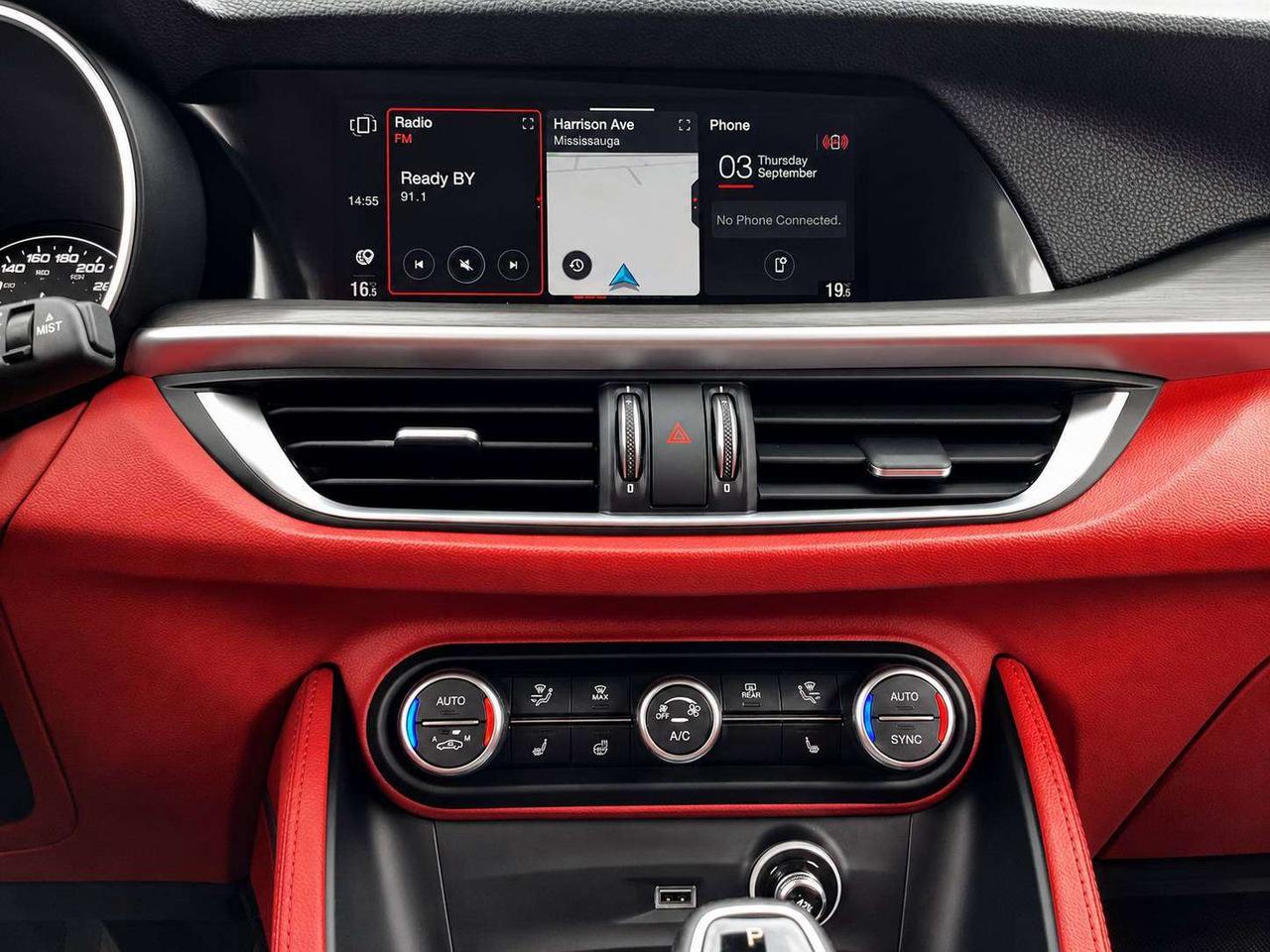 2021 Alfa Romeo Stelvio Ti Nero Edizione | Red Leather | Panoroof | AWD Photo