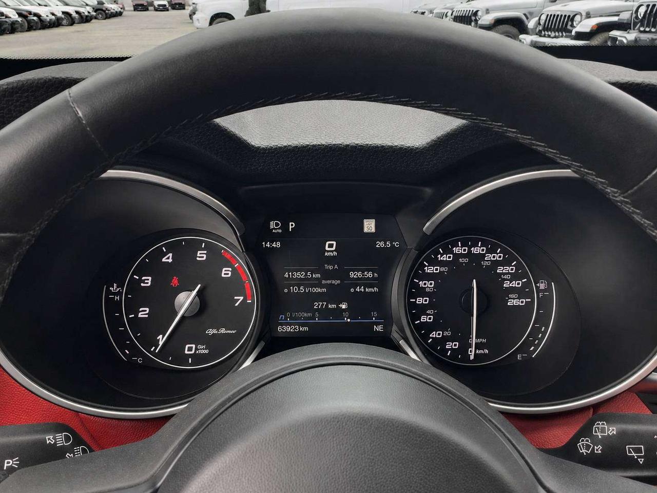 2021 Alfa Romeo Stelvio Ti Nero Edizione | Red Leather | Panoroof | AWD Photo