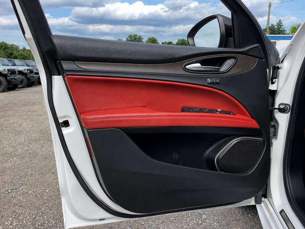 2021 Alfa Romeo Stelvio Ti Nero Edizione | Red Leather | Panoroof | AWD Photo