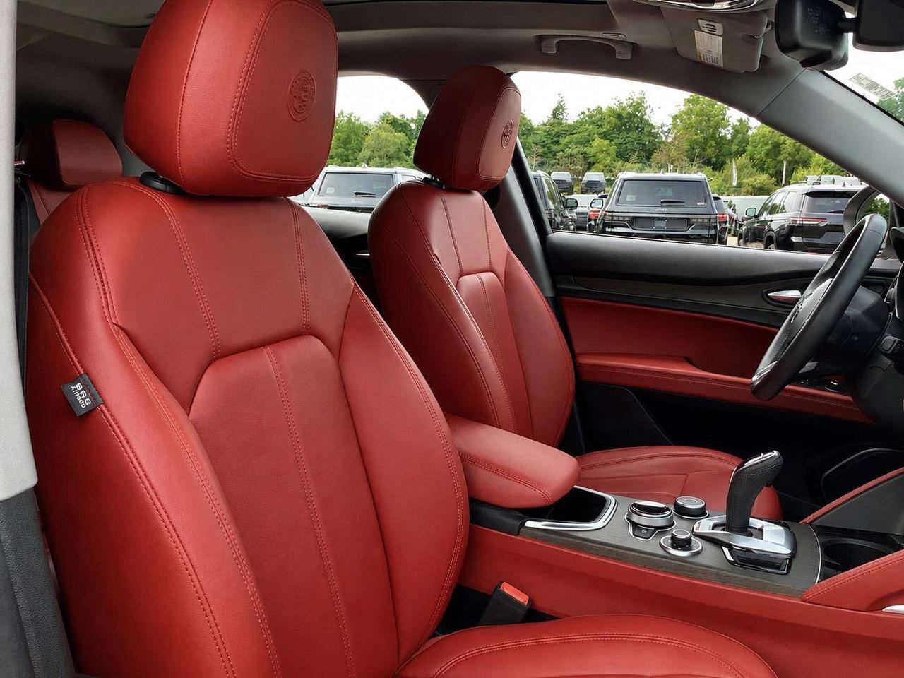 2021 Alfa Romeo Stelvio Ti Nero Edizione | Red Leather | Panoroof | AWD Photo