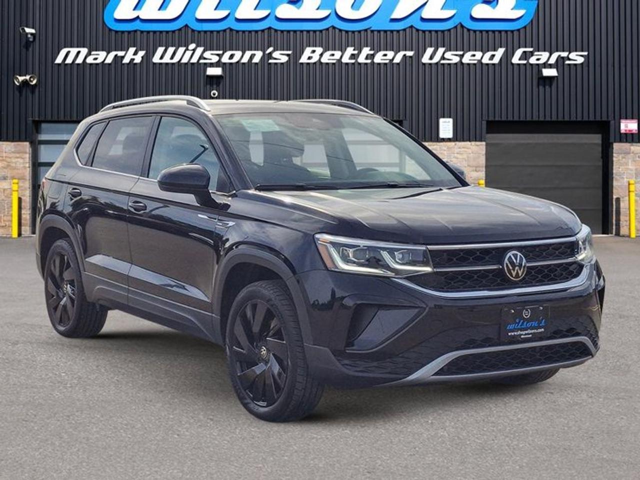 2023 Volkswagen Taos Highline AWD | Leather | Sunroof | Nav | Cooled + Heated Seats | Beats Audio | Power Seat and More ! Photo