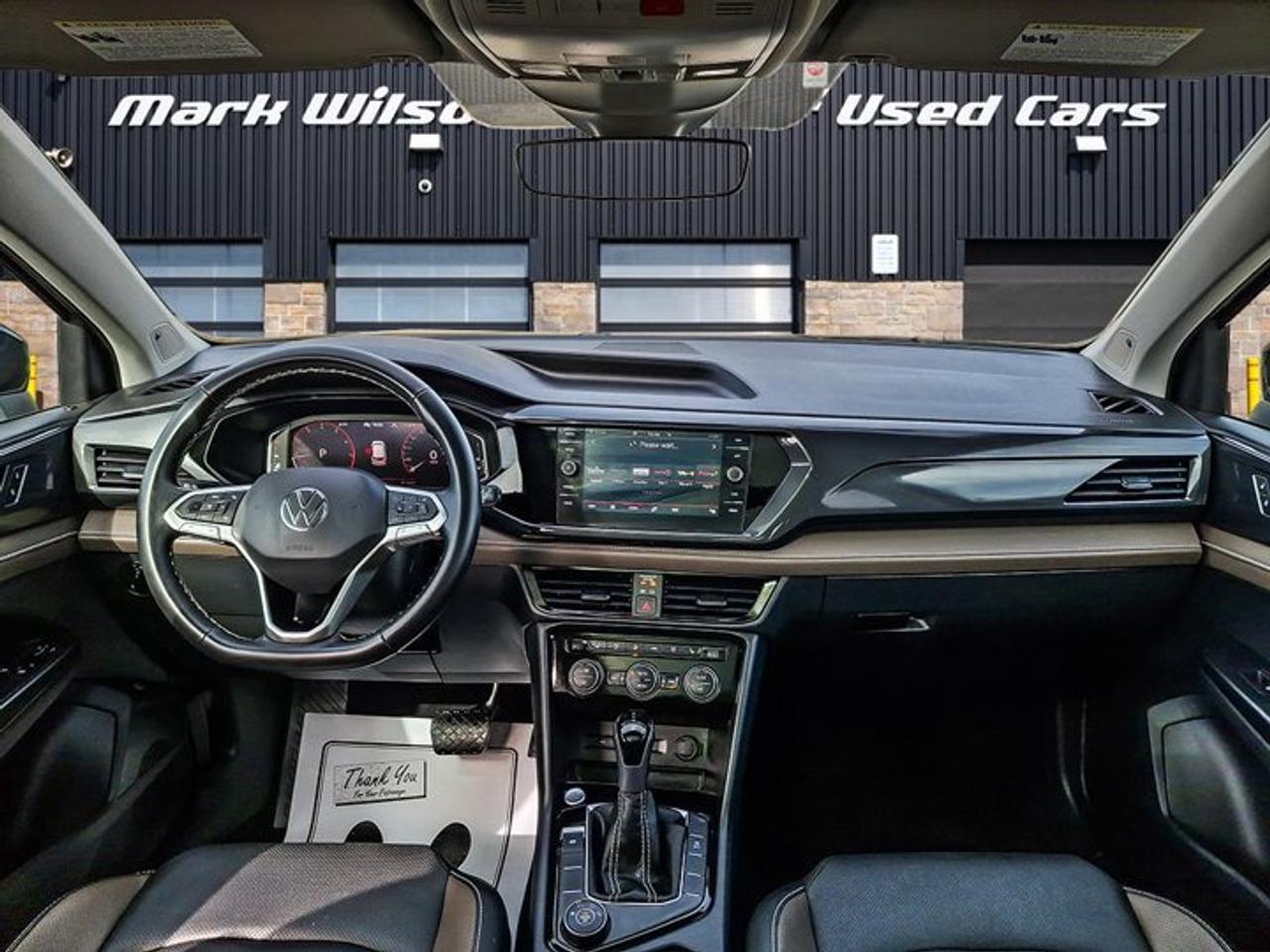 2023 Volkswagen Taos Highline AWD | Leather | Sunroof | Nav | Cooled + Heated Seats | Beats Audio | Power Seat and More ! Photo