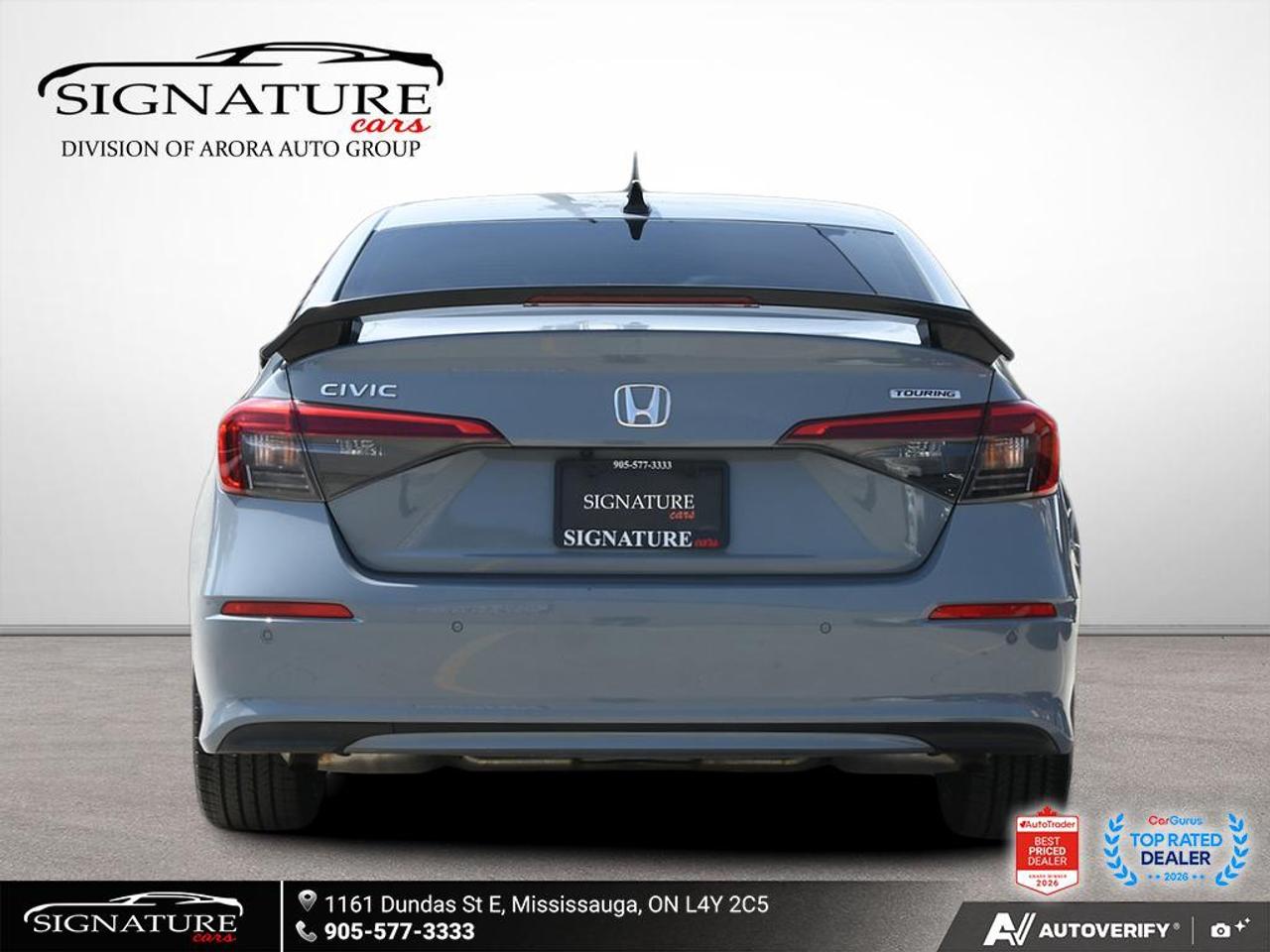 2024 Honda Civic Touring No Accident Sunroof Leather Photo4