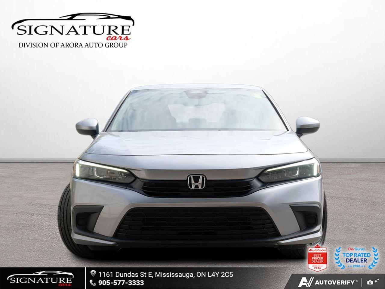 2022 Honda Civic LX No Accident Lane Assist Carplay Heated Seats Photo1