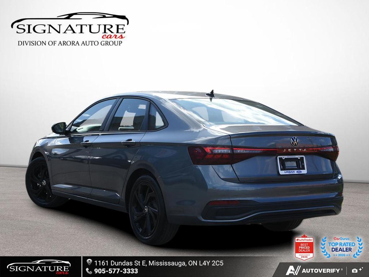 2025 Volkswagen Jetta Comfortline Sport Pkg No Accident Sunroof Leather Photo3