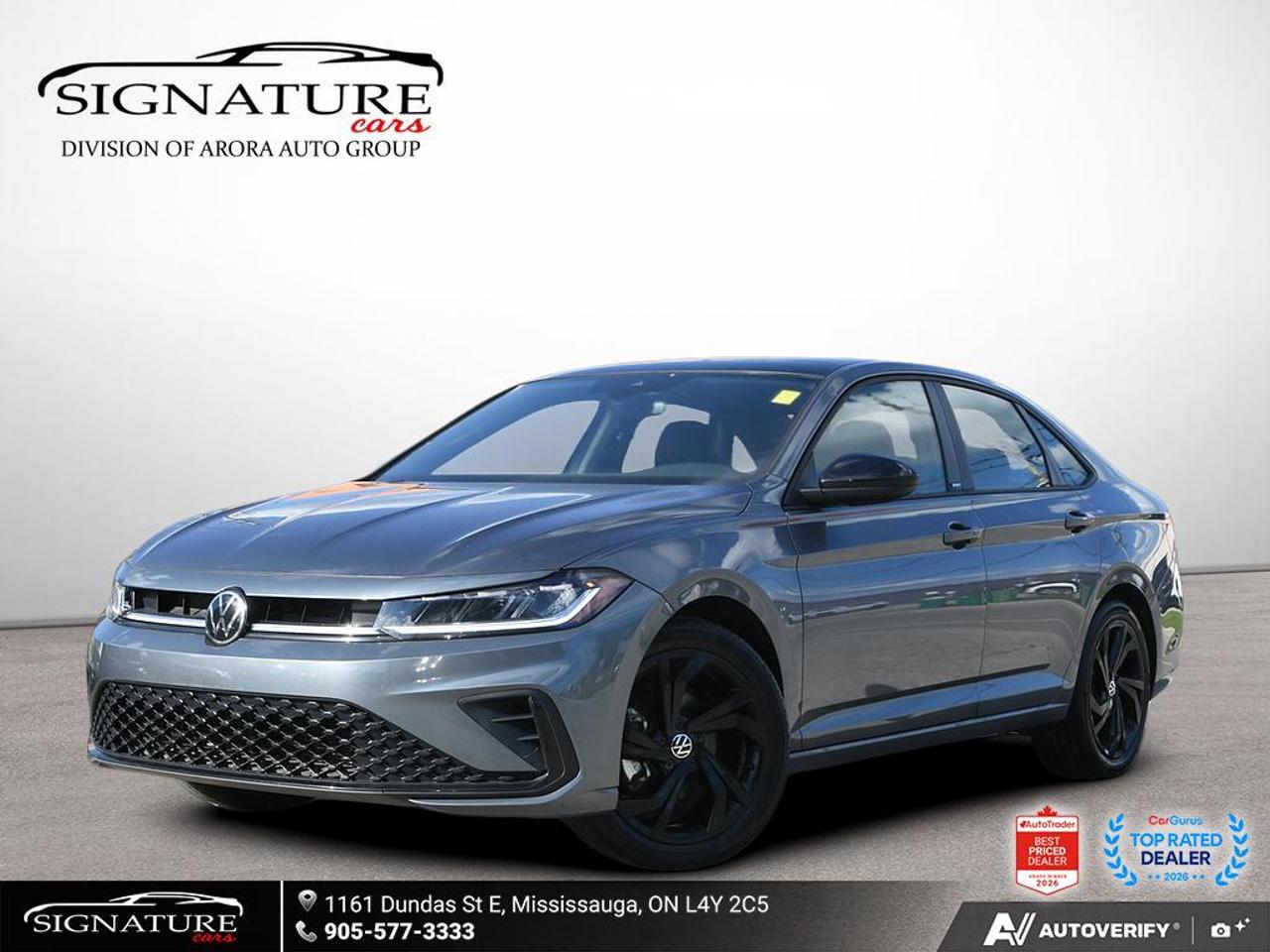 2025 Volkswagen Jetta Comfortline Sport Pkg No Accident Sunroof Leather Photo0