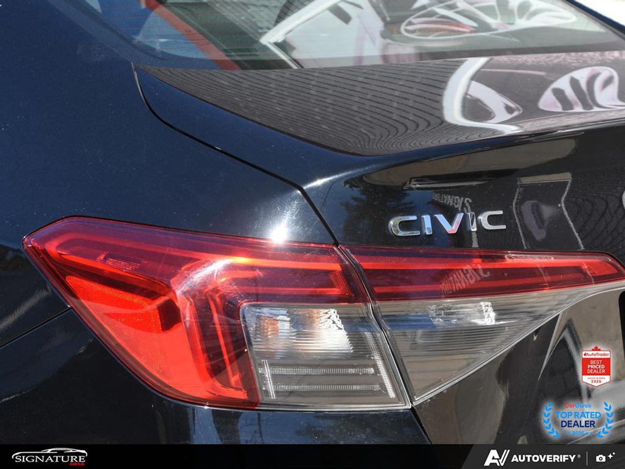 2022 Honda Civic EX No Accident Sunroof Carplay Photo