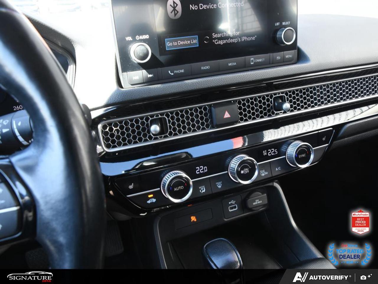 2022 Honda Civic EX No Accident Sunroof Carplay Photo