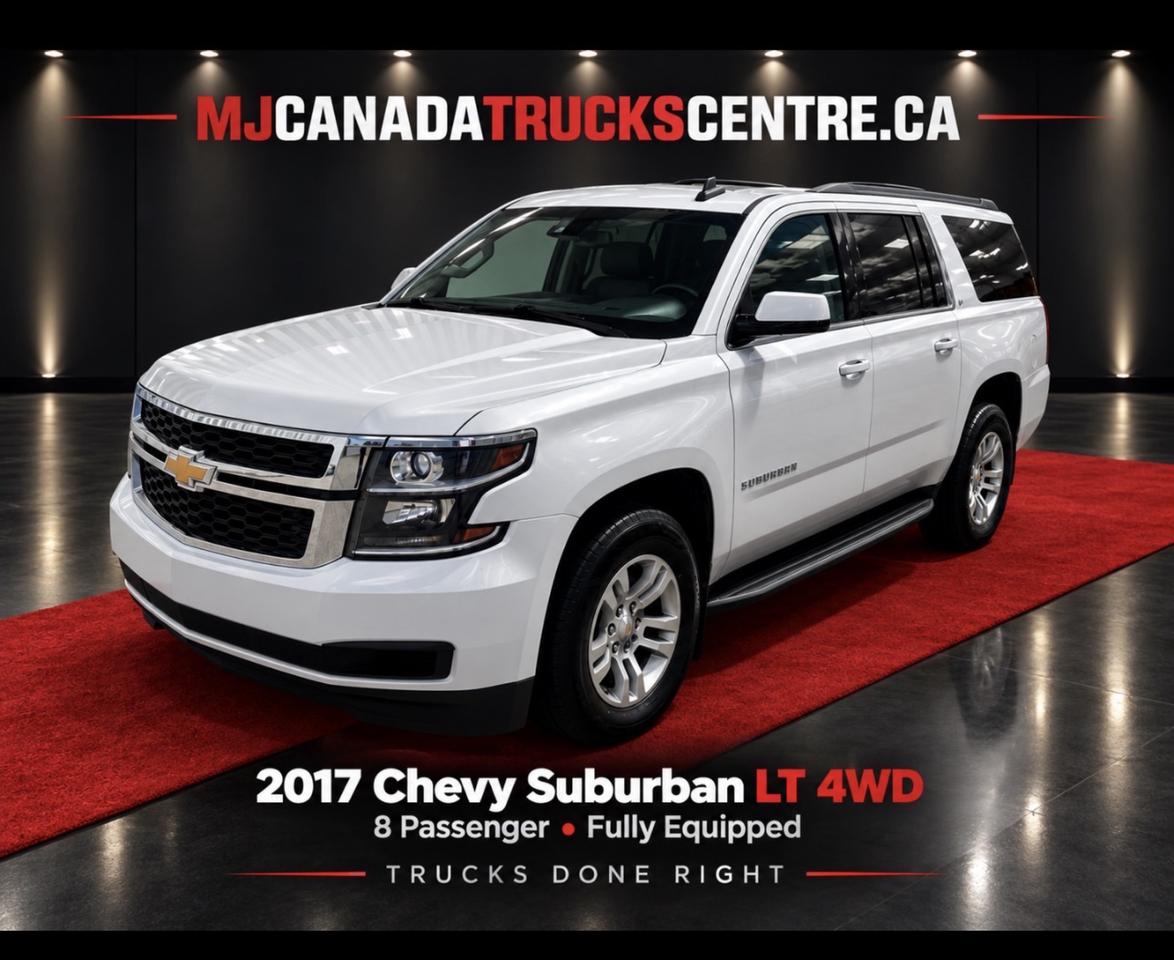 2017 Chevrolet Suburban LT 4WD 8 Passemger Preal White