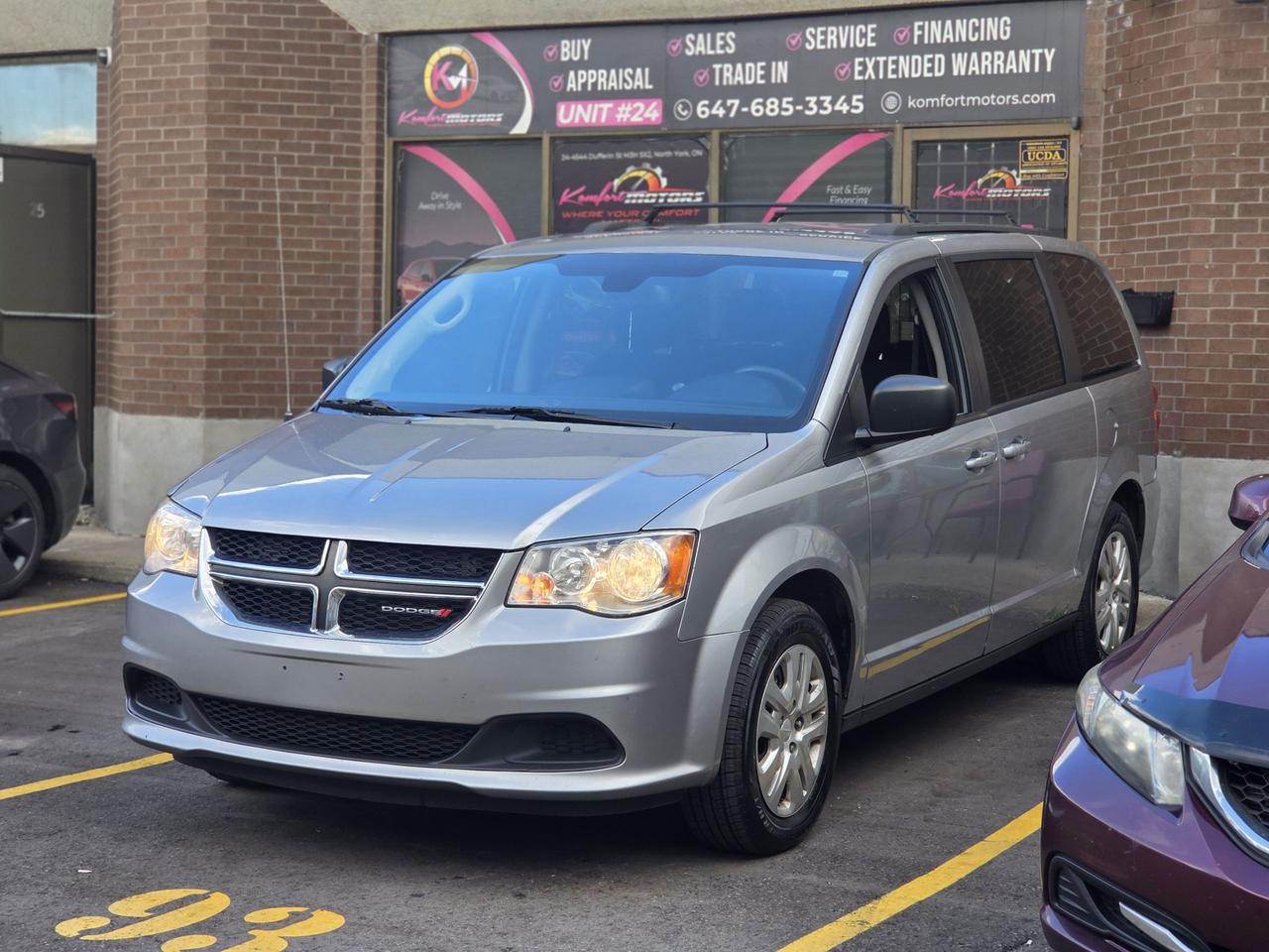 Gray 2020 Dodge Grand Caravan Minivan Front-Wheel Drive Automatic