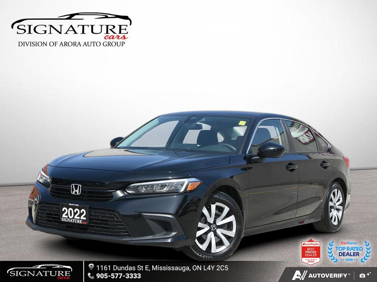 2022 Honda Civic LX No Accident Lane Assist Carplay Heated Seats Photo0