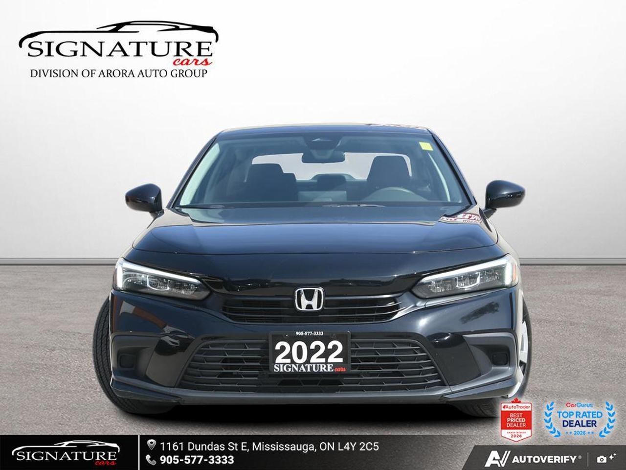 2022 Honda Civic LX No Accident Lane Assist Carplay Heated Seats Photo5