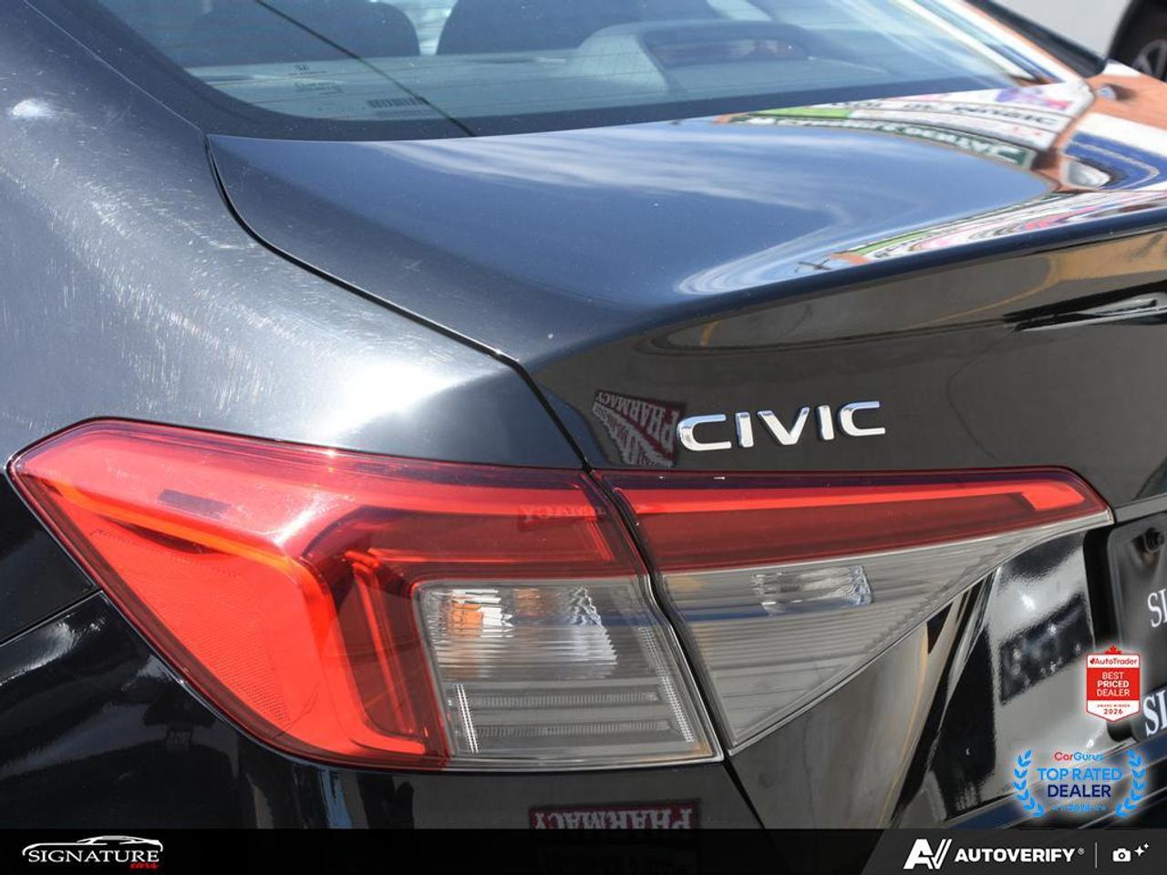2022 Honda Civic LX No Accident Lane Assist Carplay Heated Seats Photo