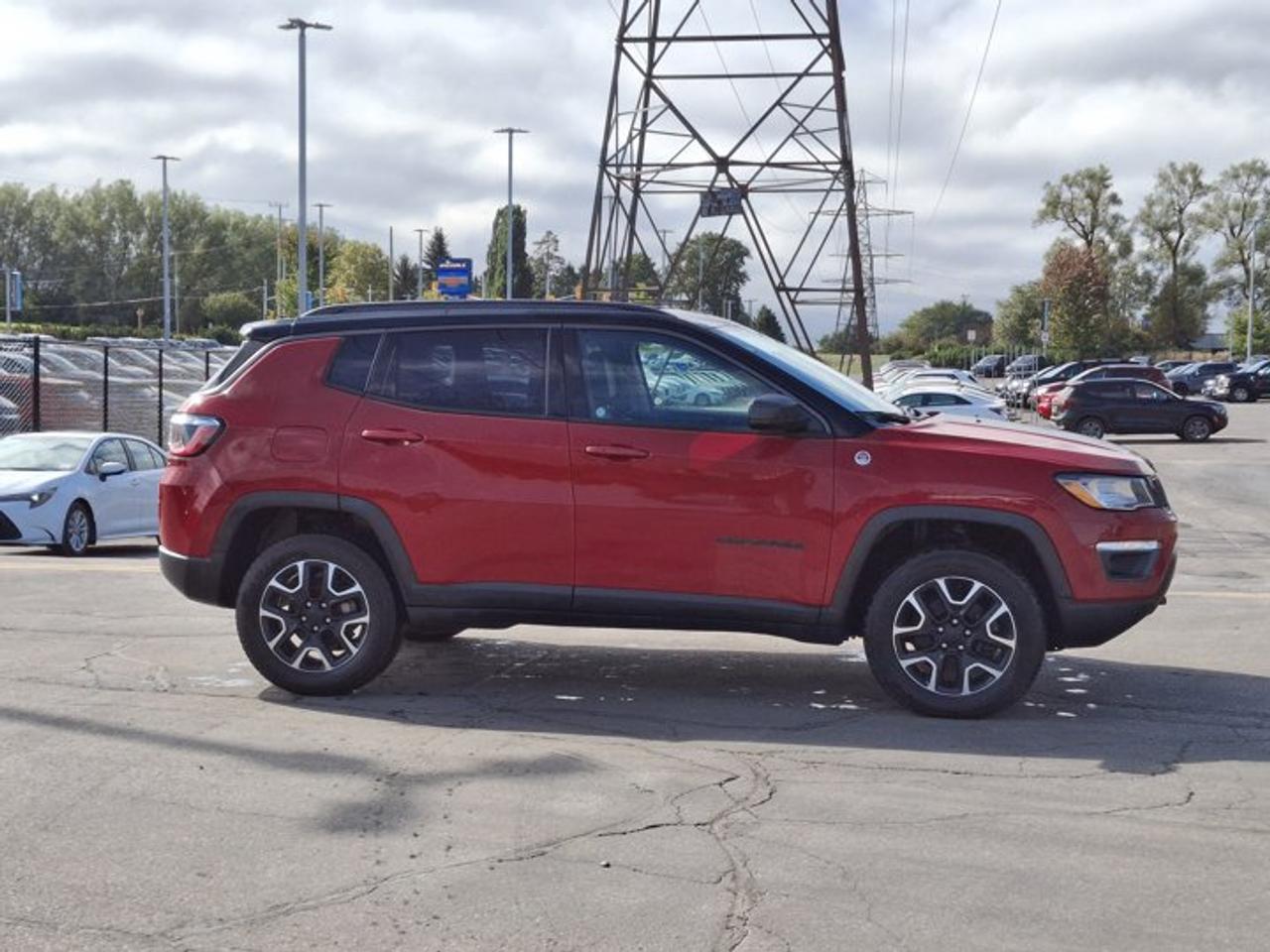 2021 Jeep Compass Trailhawk 4x4 | Split Leather | Tow Group | Heated Seats + Steering | Remote Start | BSM & More ! Photo