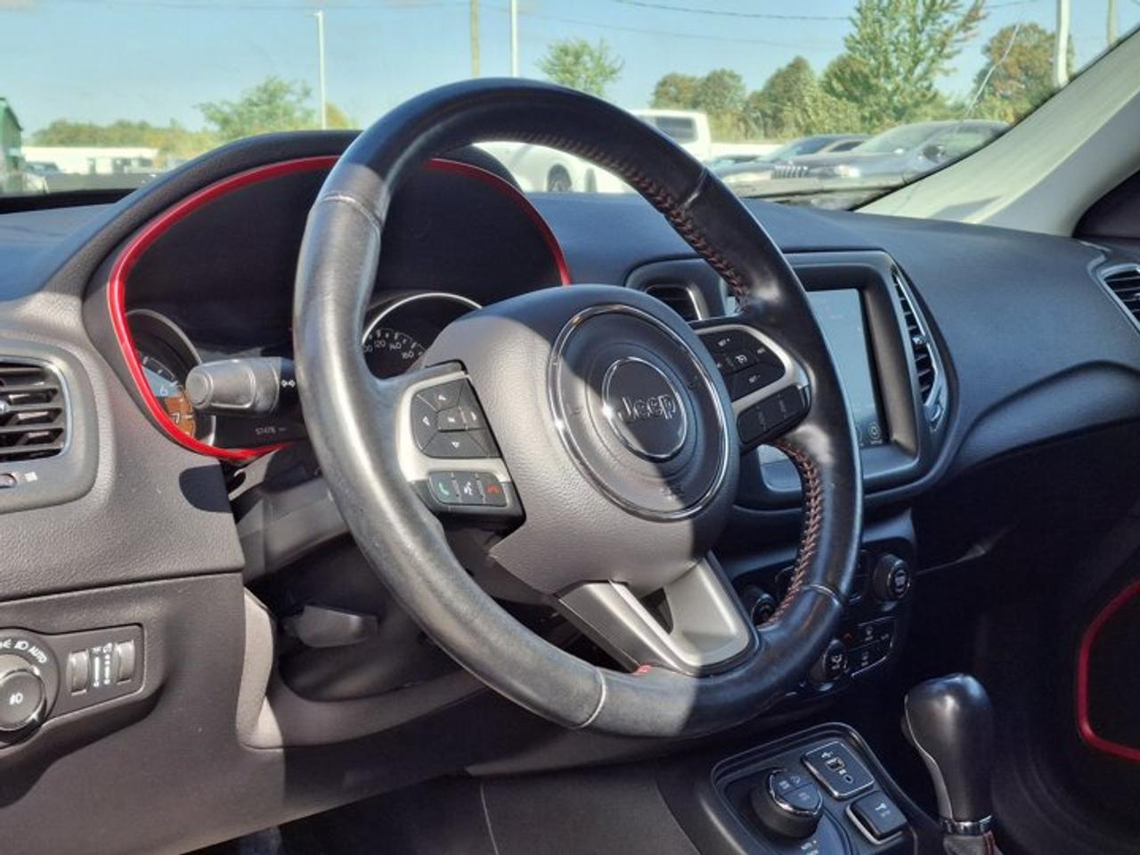 2021 Jeep Compass Trailhawk 4x4 | Split Leather | Tow Group | Heated Seats + Steering | Remote Start | BSM & More ! Photo