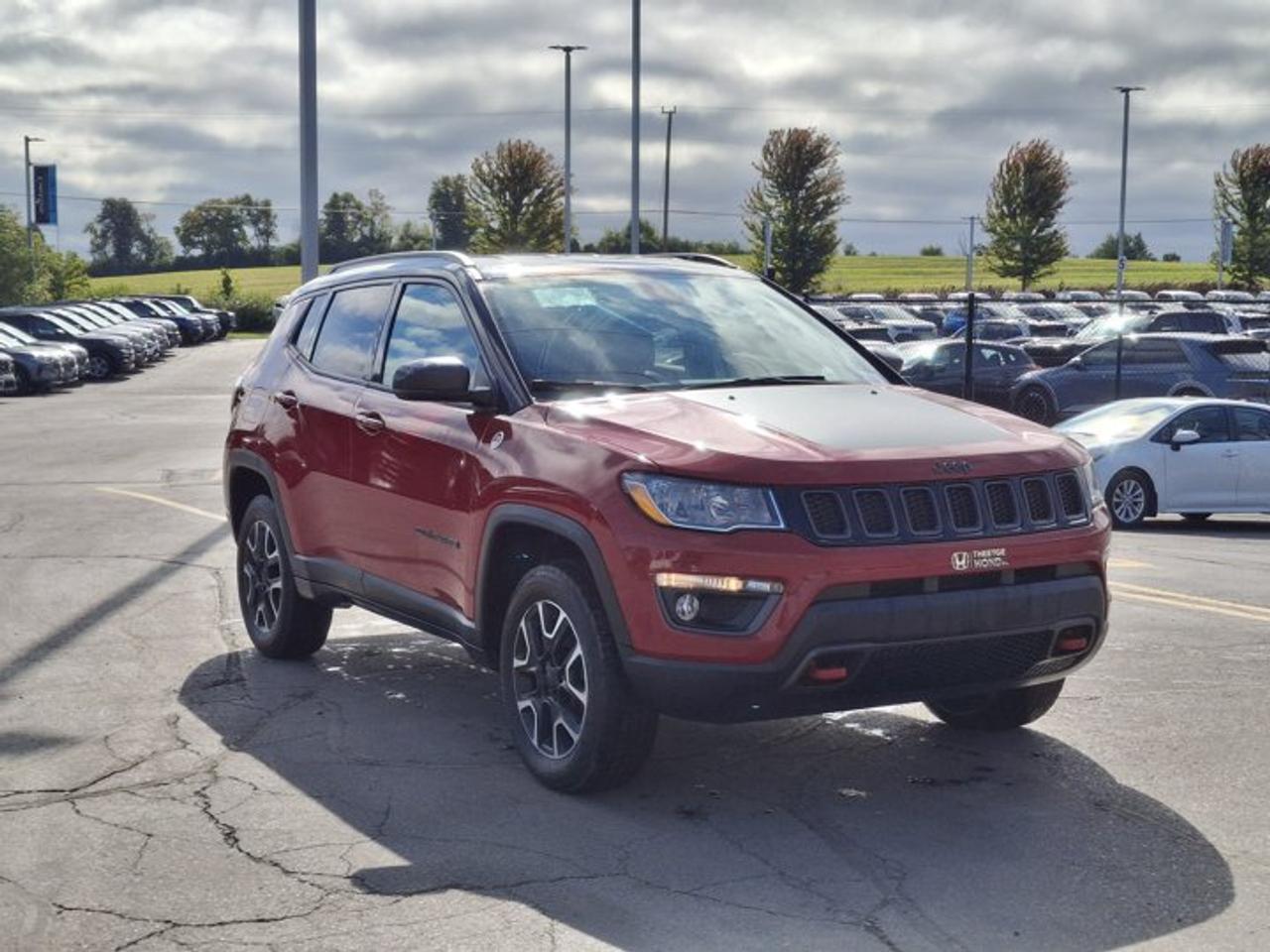 2021 Jeep Compass Trailhawk 4x4 | Split Leather | Tow Group | Heated Seats + Steering | Remote Start | BSM & More ! Photo