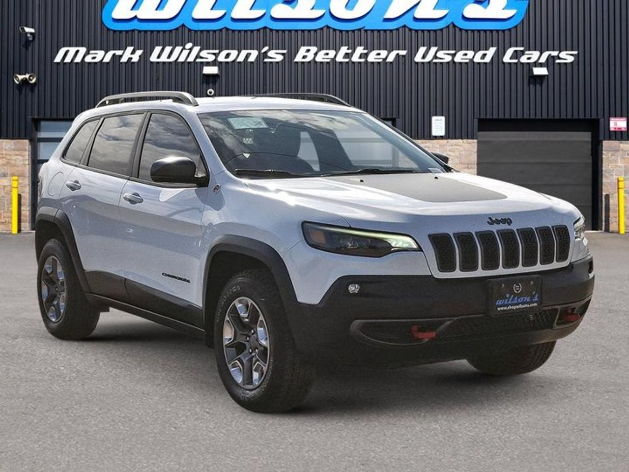 2019 Jeep Cherokee Trailhawk 4x4 | Split Leather | Heated Seats + Steering | Remote Start | Blind Spot Monitor & More ! Photo