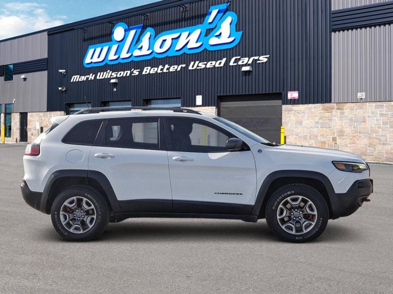 2019 Jeep Cherokee Trailhawk 4x4 | Split Leather | Heated Seats + Steering | Remote Start | Blind Spot Monitor & More ! Photo