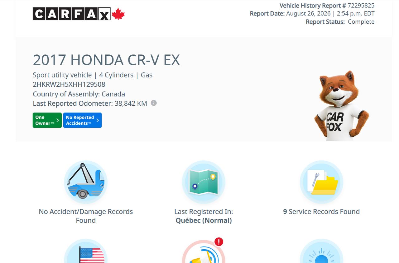 2017 Honda CR-V EX Photo