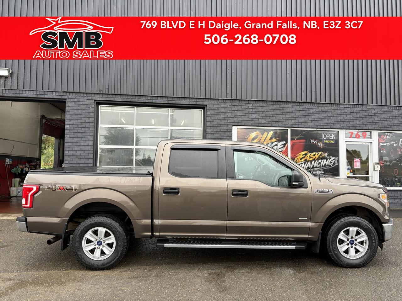 Brown 2017 Ford F-150 Pickup Truck Four-Wheel Drive Automatic
