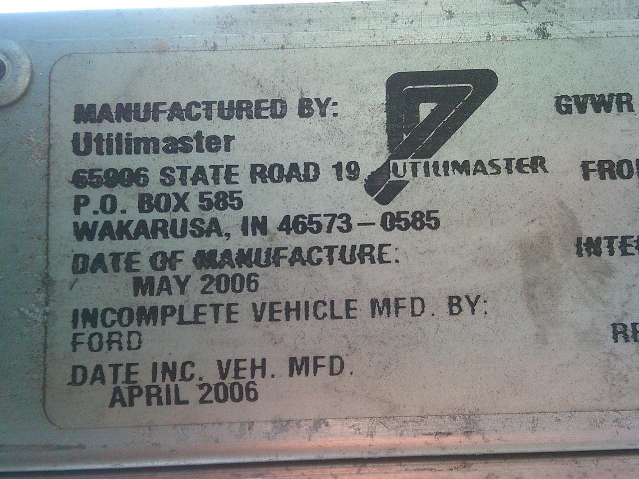 2006 Ford E450 18 foot step van DRW Photo